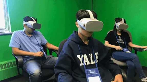 Teens using Invite Only VR